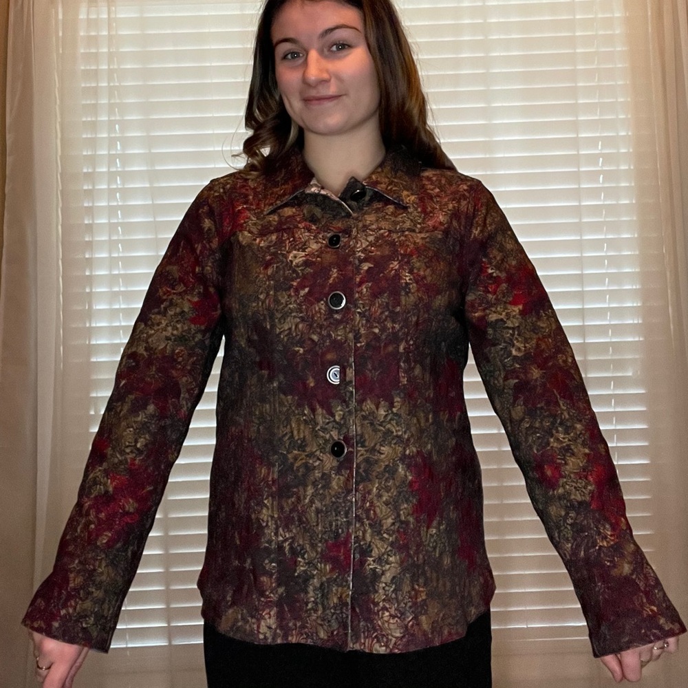 Reversible Button Up Jacket In Perfect Condition - image 5